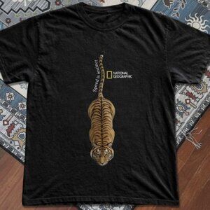 National Geographic Tiger Graphic Tee T Shirt